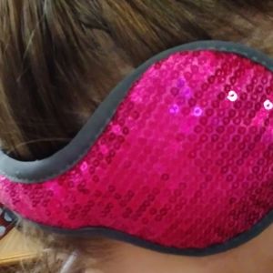 Pink ear muffs